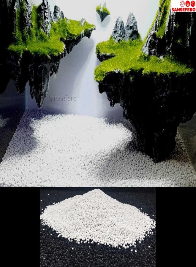 SANSEFERO Premier Plants Aquarium Nano Silvron White Soil For Marine Aquarium Salt Water Tank Granules(2.5 Kg) - Image 5